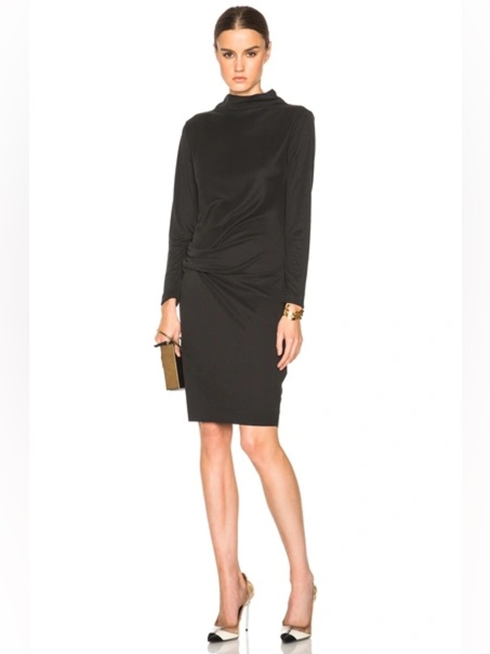 By Malene Birger Tiles Black Long-Sleeve Dress ❤️❤️